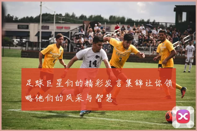 足球巨星们的精彩发言集锦让你领略他们的风采与智慧
