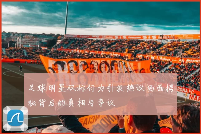 足球明星双标行为引发热议场面揭秘背后的真相与争议
